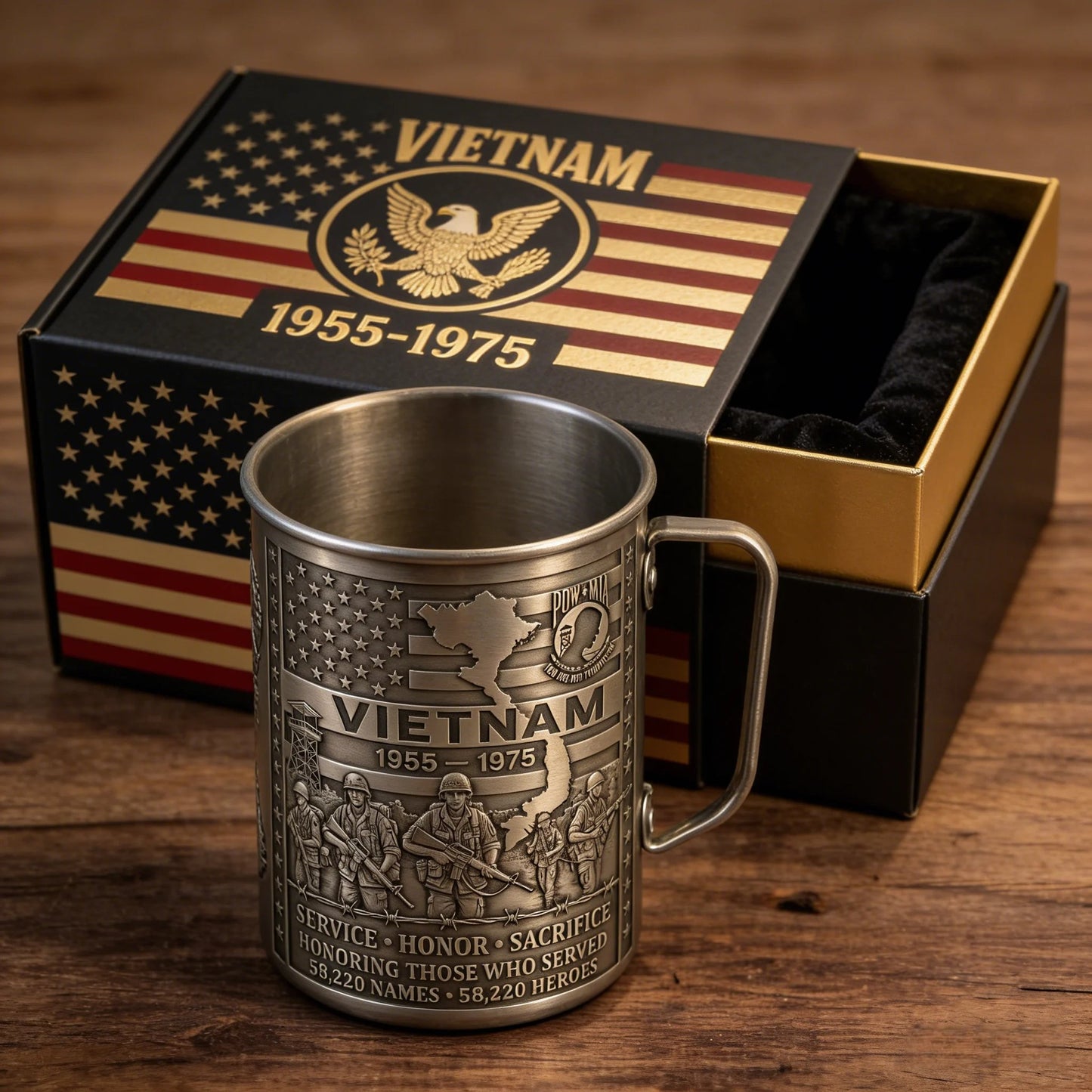 🏆Last Day Promo: 60% OFF 🎖️- Vietnam Veteran Honor Coffee Mug – 1955-1975 Service Tribute