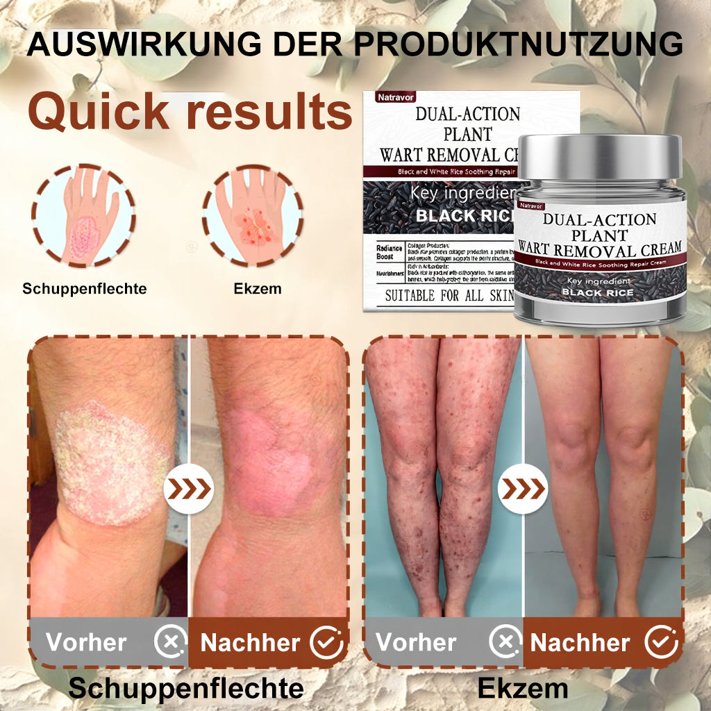 Natravor® Black Rice Skin Repair Essence Cream ⚕️ FDA Certified (Removes warts and skin growths, improves keratin buildup and seborrheic dermatitis, follicular keratosis, age spots, and bruising)