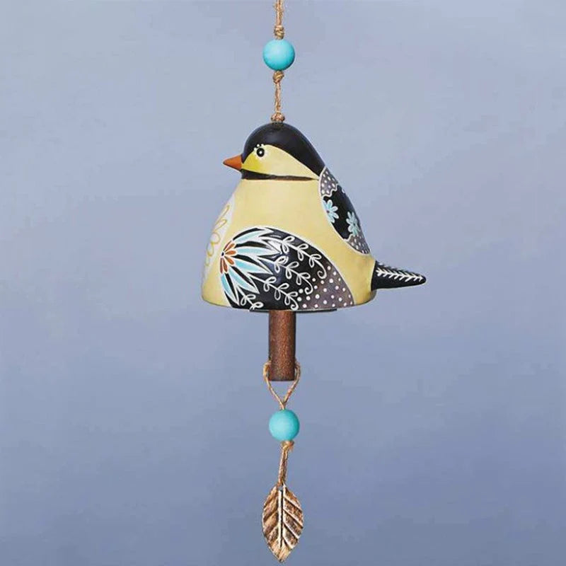 Hand-Painted Ceramic Bird wind Chimes (Handmade by Jordan Maynard®)-Buy 2 Free Shipping