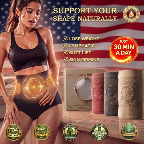 🛡️2026 Moringa & Berberine 4-in-1 Micro-Particle Shaping & Fat Burning Shorts