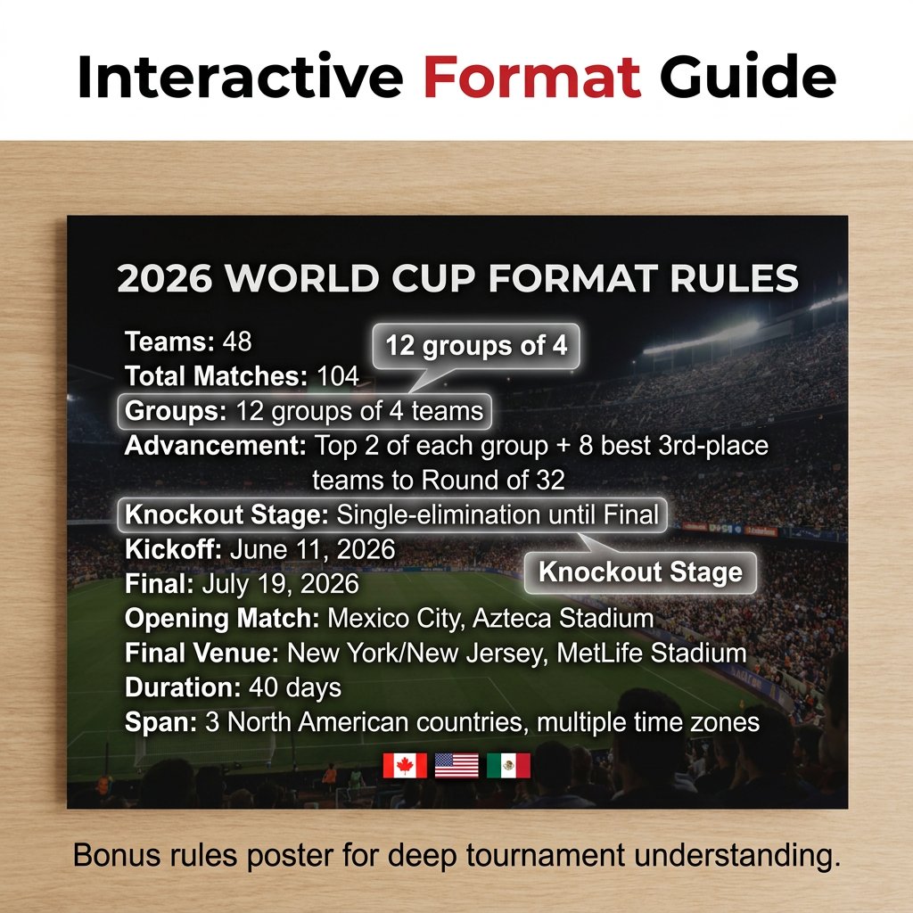 💥Last Day: Buy 2 Get 1 Free - 🗓️ ⚽ 2026 World Cup Poster Set|Group Stage & Knockout Posters (23.6” x 35.4”)