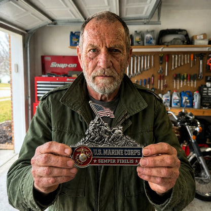 🇺🇸 Last Day Promo: 49% OFF 🎖️ - U.S. Marine Corps Semper Fidelis Car Emblem Metal Badge