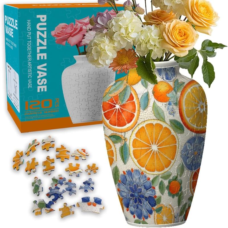 3D Puzzle Vase for Adults & Kids