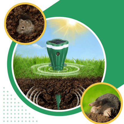 Solar Ultrasonic Outdoor Animal Repellent