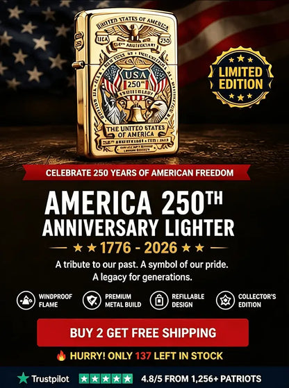 ⚡️Last Day 49% OFF -🎁USA 250th Anniversary Lighter (FREE SHIPPING !!!  Only Today!!! )