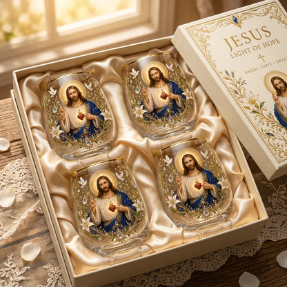 🔥Last Day 50% OFF - 🙏✝️ 2026 Limited Edition “Morning Prayer” Glass Tea Cup ☀️☕ – Faith & Serenity Collection
