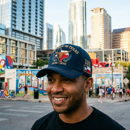 Republic of Texas Commemorative Embroidered Hat – Show Your Texas Pride