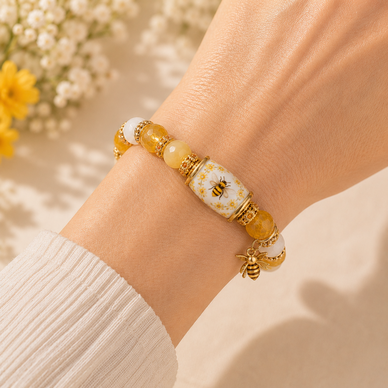 ☀️Warmth, Joy & Brighter Days Ahead🐝2026 Limited Edition Bee Blessings  Bracelet