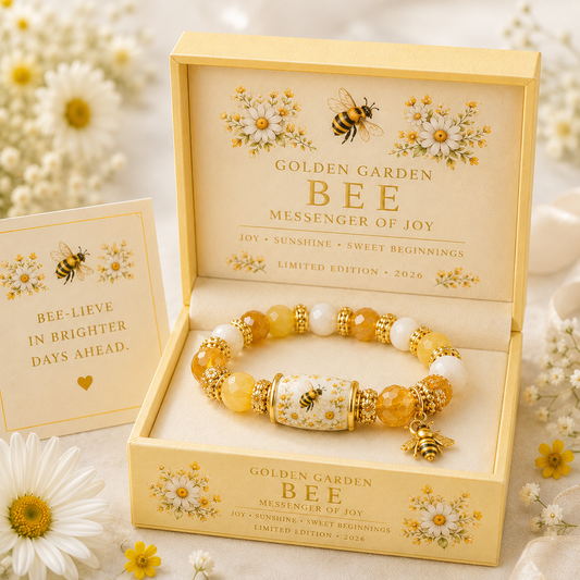 ☀️Warmth, Joy & Brighter Days Ahead🐝2026 Limited Edition Bee Blessings  Bracelet