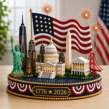 💙US America 250th Anniversary 3D Beaded DIY Kit