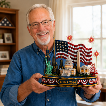 💙US America 250th Anniversary 3D Beaded DIY Kit