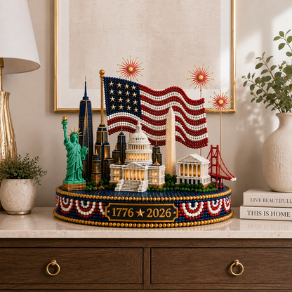 💙US America 250th Anniversary 3D Beaded DIY Kit