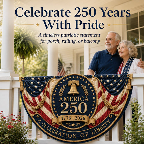 🇺🇸America 250 Fan Bunting Flag