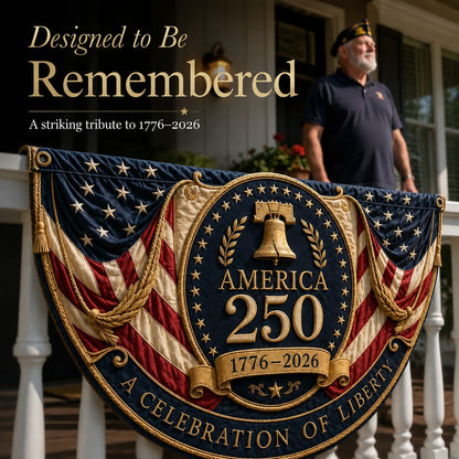 🇺🇸America 250 Fan Bunting Flag
