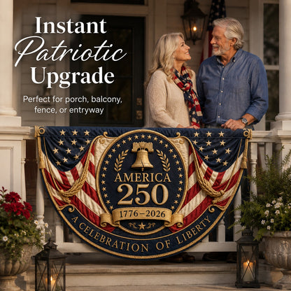 🇺🇸America 250 Fan Bunting Flag