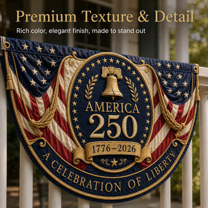 🇺🇸America 250 Fan Bunting Flag