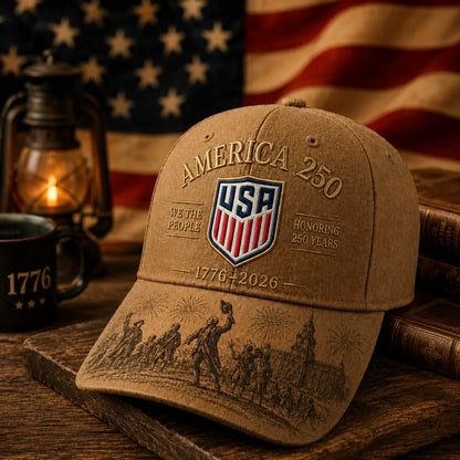 America 250 Commemorative Cap – 1776–2026 Limited Edition Patriotic Baseball Hat