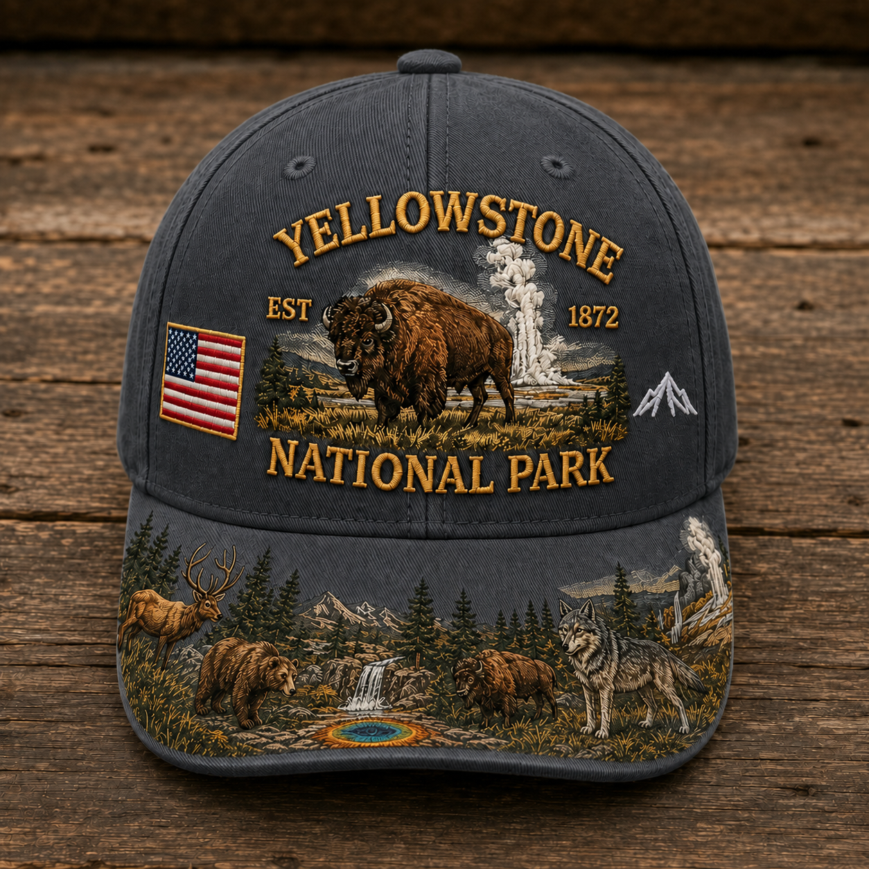 🇺🇸 Last Day Promo: 49% OFF 🏞️ - Yellowstone National Park Adventure  Cap