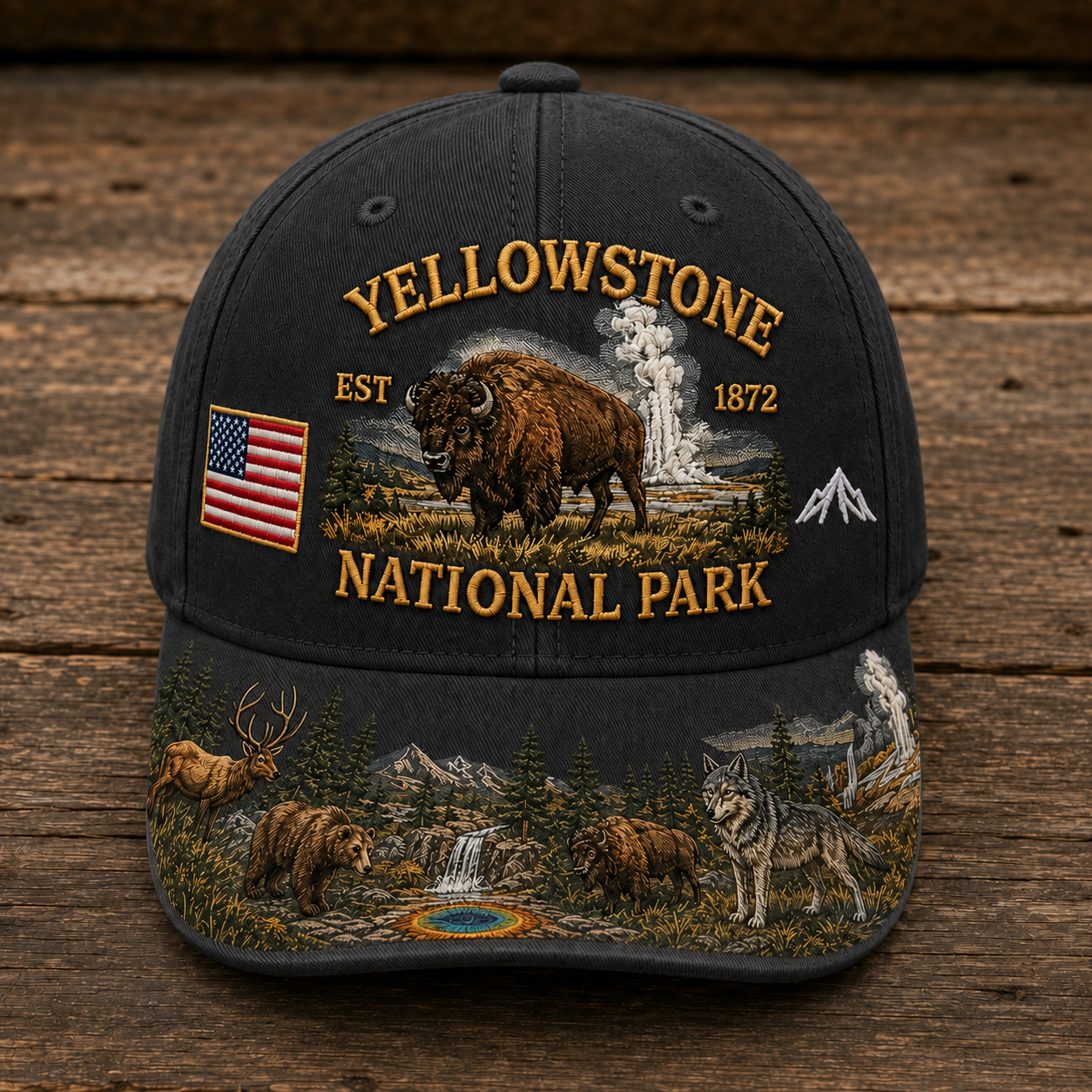🇺🇸 Last Day Promo: 49% OFF 🏞️ - Yellowstone National Park Adventure  Cap
