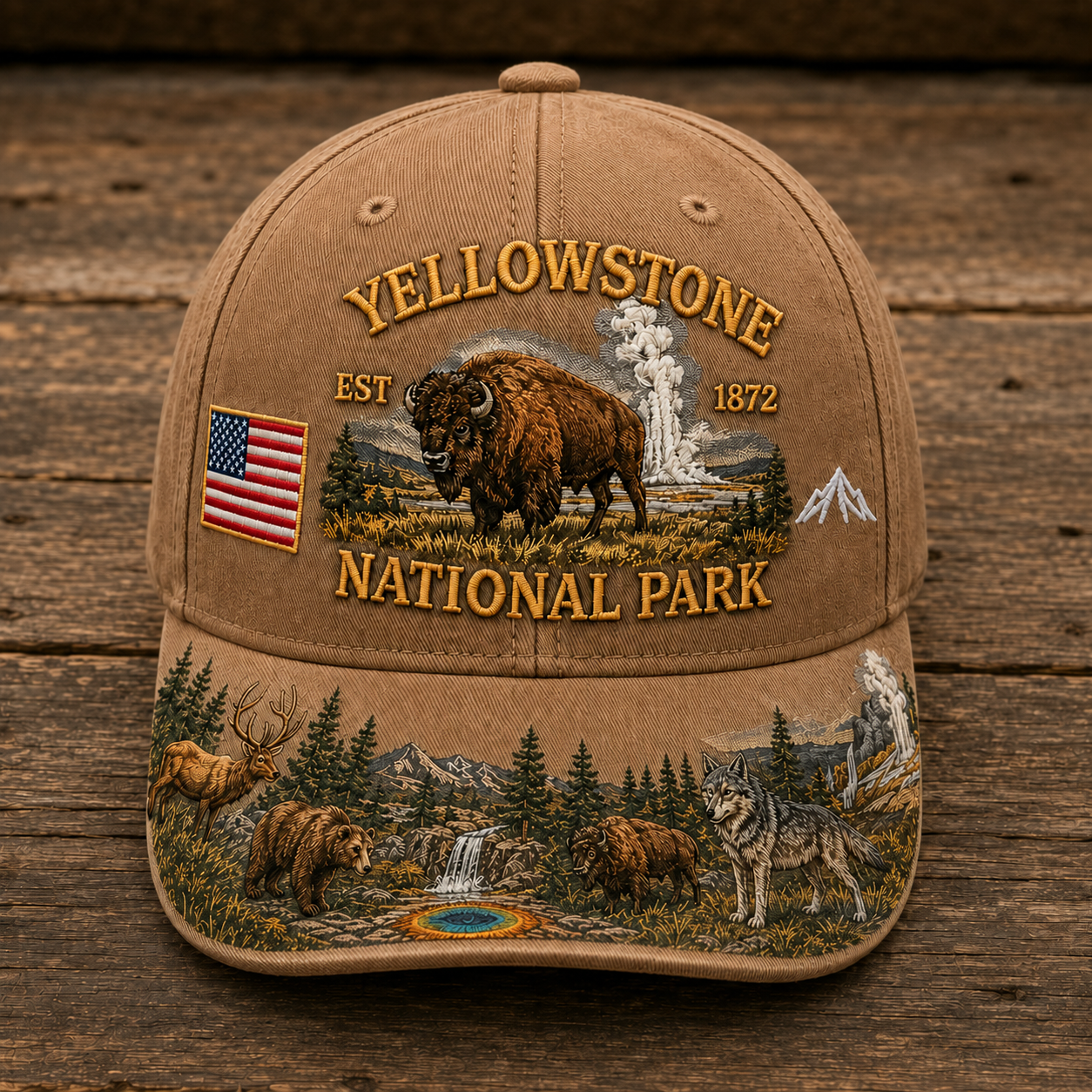🇺🇸 Last Day Promo: 49% OFF 🏞️ - Yellowstone National Park Adventure  Cap