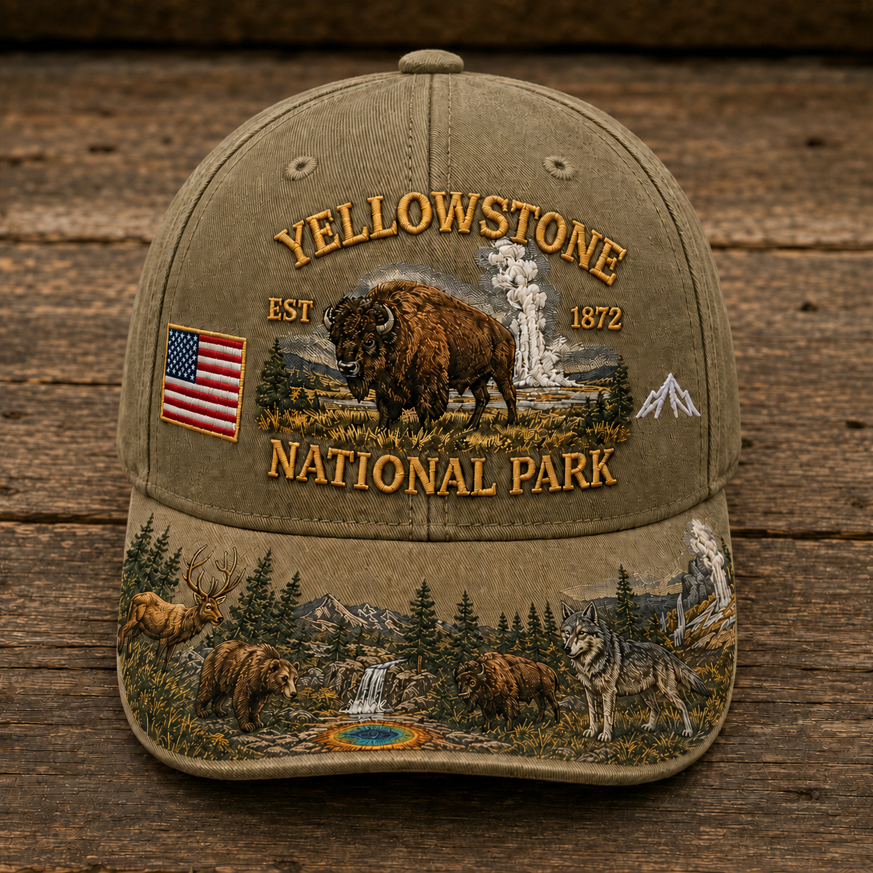 🇺🇸 Last Day Promo: 49% OFF 🏞️ - Yellowstone National Park Adventure  Cap