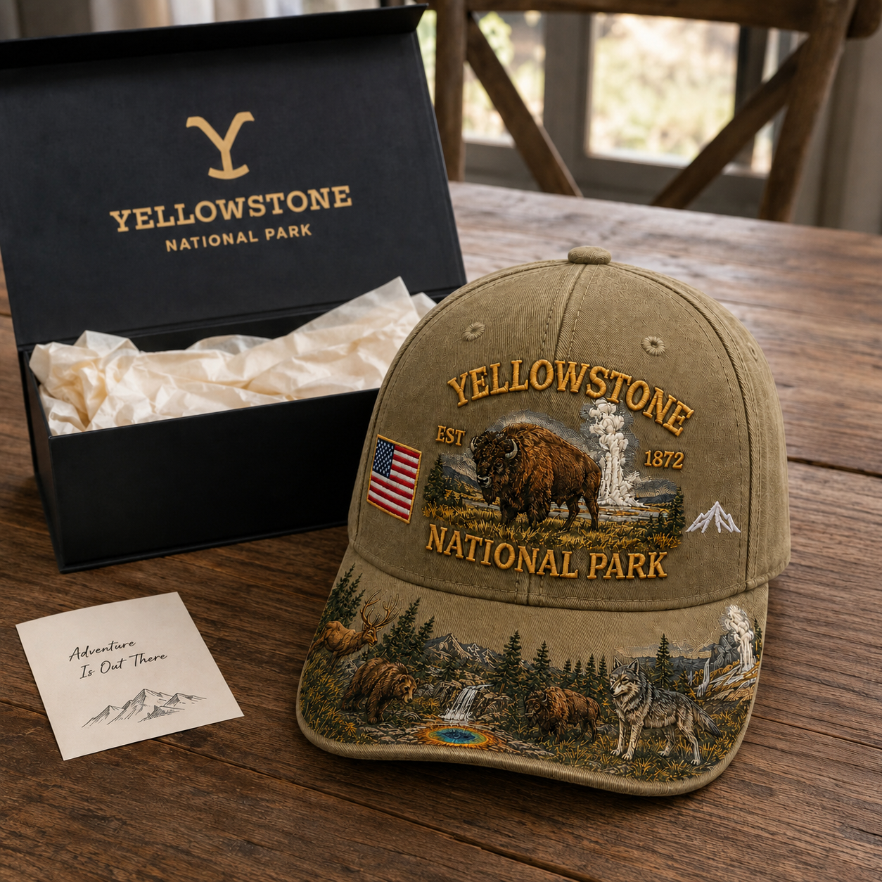 🇺🇸 Last Day Promo: 49% OFF 🏞️ - Yellowstone National Park Adventure  Cap