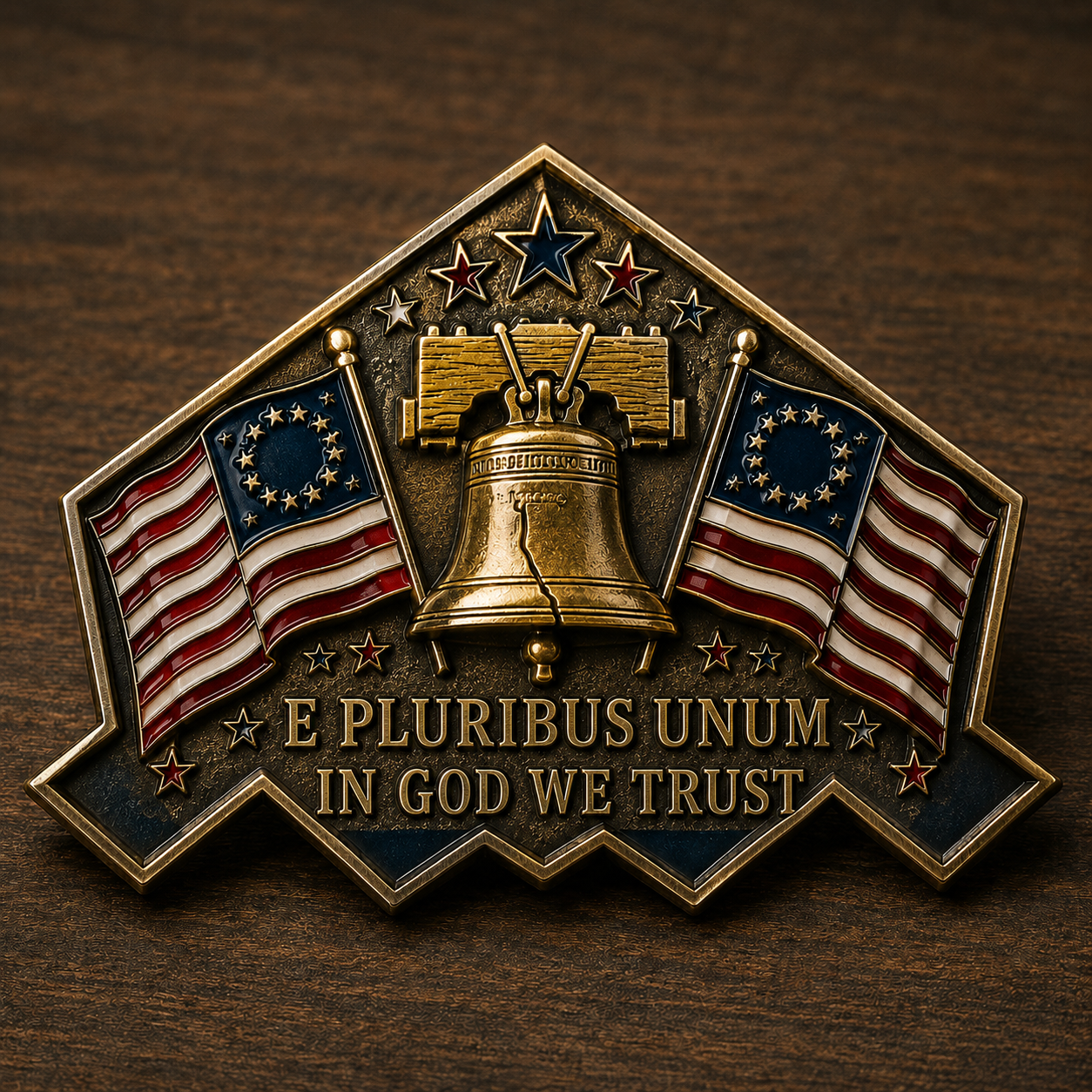 Spirit of ’76 B-2 Stealth Bomber Challenge Coin – 250th Anniversary Patriotic Collectible