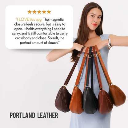 🦘 Portland Leather Koala Crossbody Bag – Premium Leather Crossbody Shoulder Bag