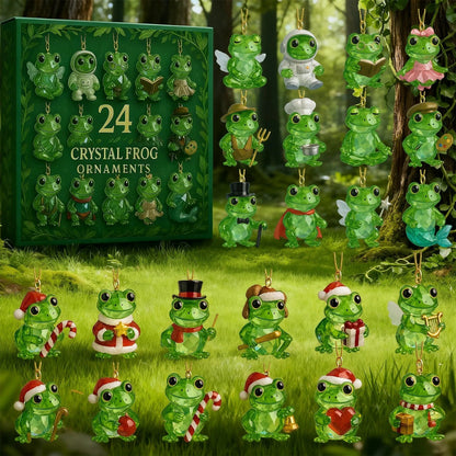 🐸Frog Advent Calendar 2025 | 24 Crystal Charms, Limited Edition Collectible Gift Box