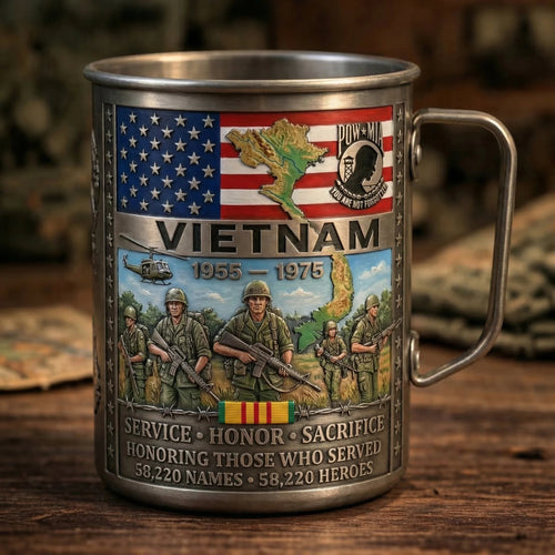🏆Last Day Promo: 60% OFF 🎖️- Vietnam Veteran Honor Coffee Mug – 1955-1975 Service Tribute