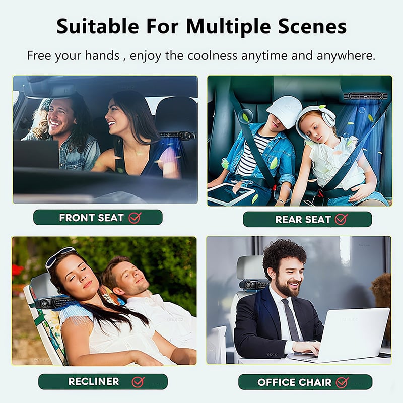 🔥SUMMER HOT SALE - Adjustable Cooling Fan for Driver and Passenger's Seat