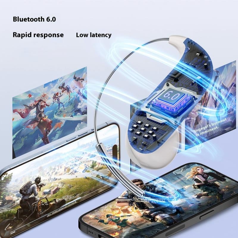 🎧👂 Zero-Gravity Titanium Bluetooth Earbuds - Ultra-Long Battery, HiFi Stereo, Comfortable for Long Wear