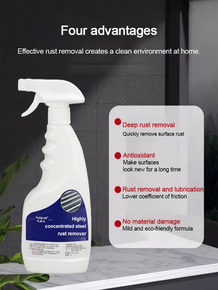 [Quick Rust Removal]Powerful Steel Rust Remover