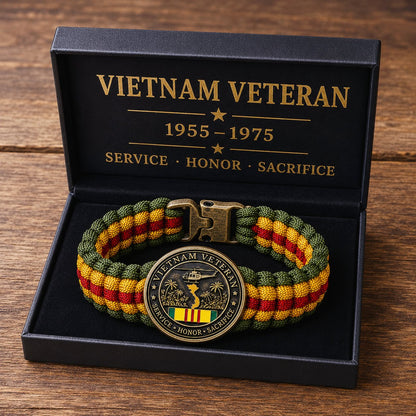 🏆Last Day Promo: 49% OFF 🎖️-Vietnam Veteran Survival Tribute Paracord Bracelet