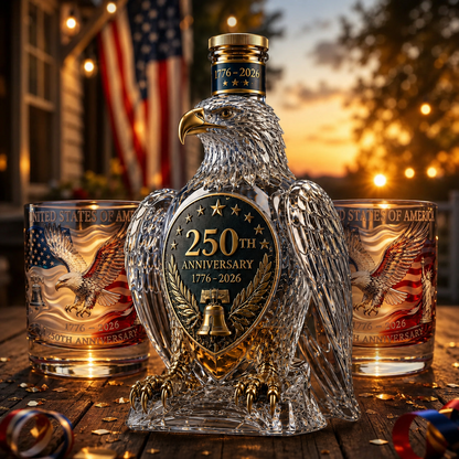 🦅250th Anniversary Whiskey 3D Sculpted Eagle Bottle