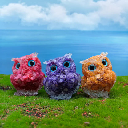 🔥Handmade Natural Crystal Gemstone Owl-BUY 2 FREE SHIPPING