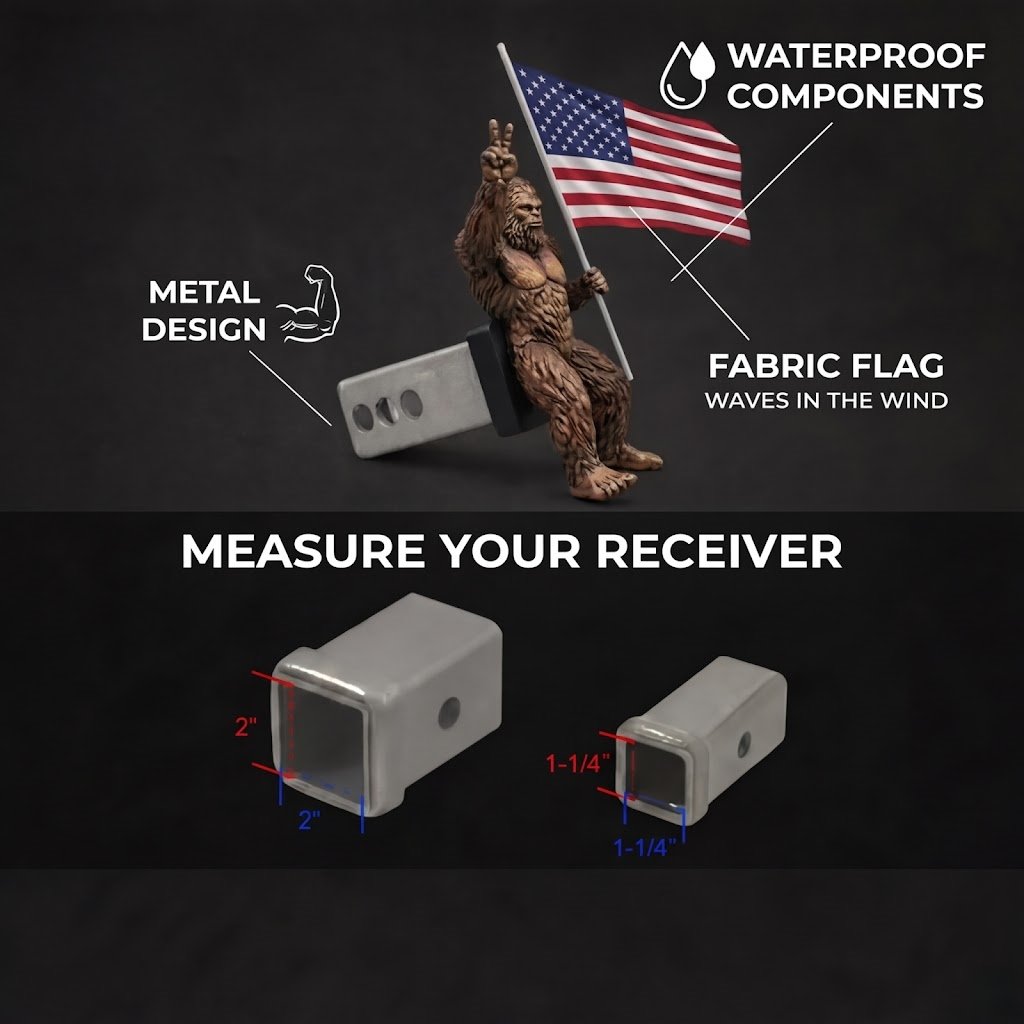 🔥LAST DAY 50% OFF - 🇺🇸 Patriot Bigfoot Trailer Hitch