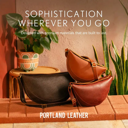 🦘 Portland Leather Koala Crossbody Bag – Premium Leather Crossbody Shoulder Bag