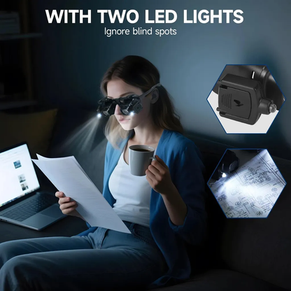 2X–24X LED Head Magnifier – Hands-Free Precision Work