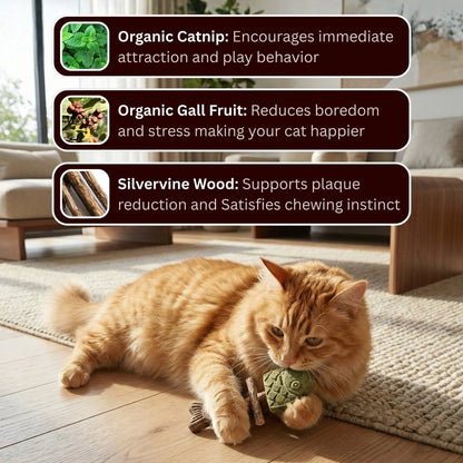 🔥Day Sale 49% OFF-Catnip & Silvervine Chew