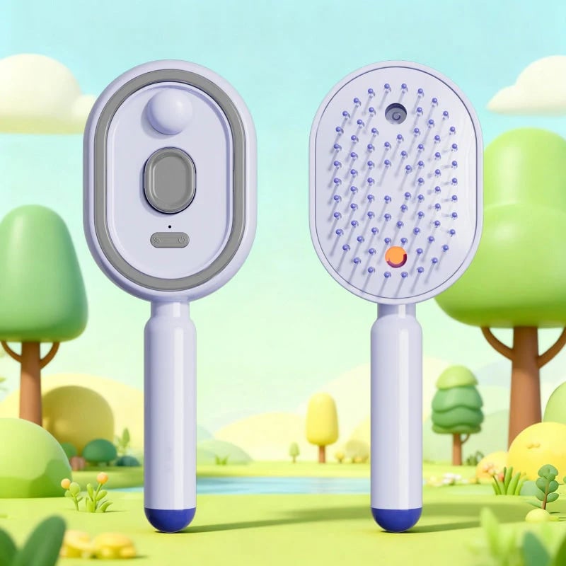📢📢49 %  OFF !! ⏰Electric Spray & Massage Hair Brush✨🔥