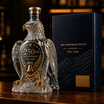 🦅250th Anniversary Whiskey 3D Sculpted Eagle Bottle