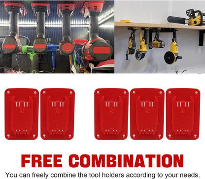Heavy-Duty Tool Holders for Dewalt 20V/12V & Milwaukee M18