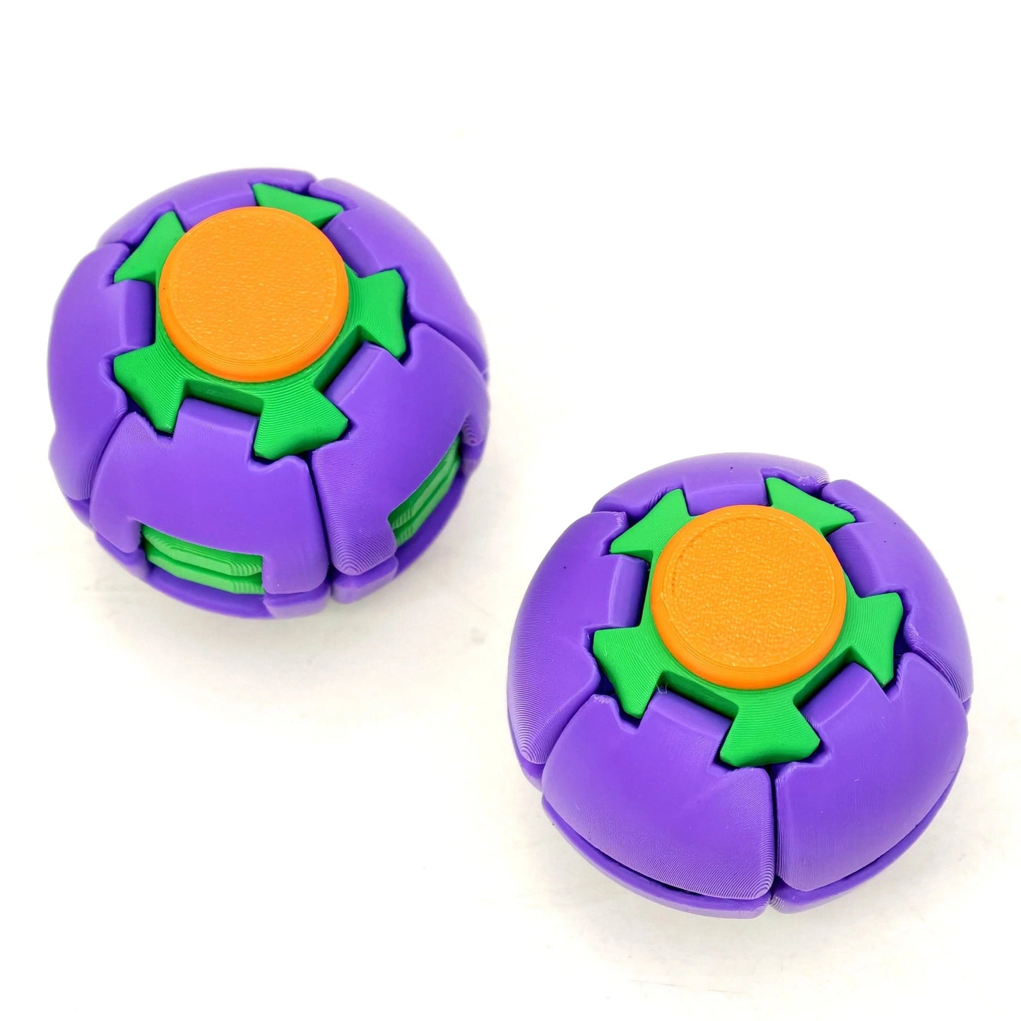 Press-to-Spin Stress Relief Fidget Ball