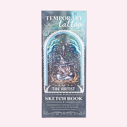 🎨✨Temporary Tattoo Sketchbook – 🌈📔Tattoo Design Drawing Book