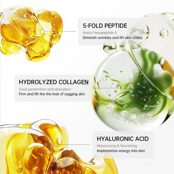 2026 Roller Massage Neck Cream 🧴 Collagen & Hyaluronic Acid | Firms Neck, Reduces Wrinkles & Double Chin