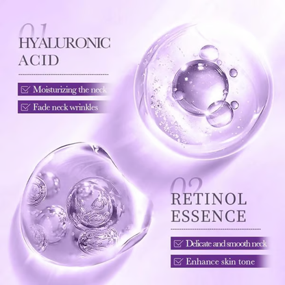 2026 Roller Massage Neck Cream 🧴 Collagen & Hyaluronic Acid | Firms Neck, Reduces Wrinkles & Double Chin