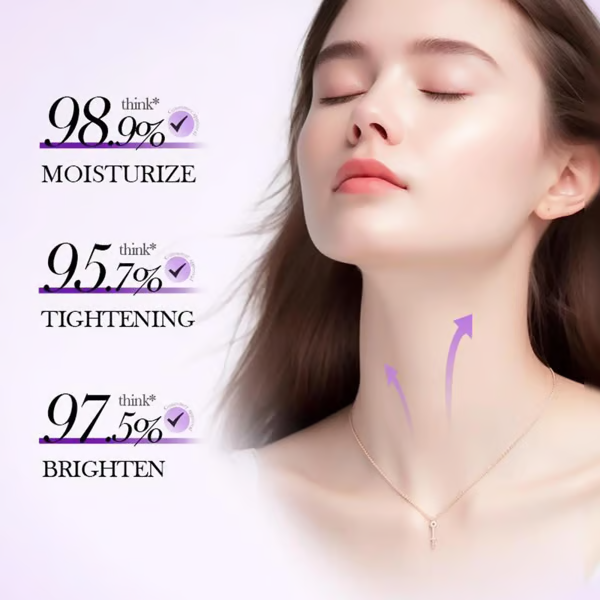 2026 Roller Massage Neck Cream 🧴 Collagen & Hyaluronic Acid | Firms Neck, Reduces Wrinkles & Double Chin