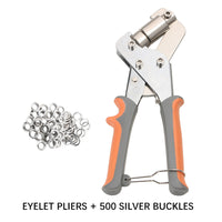 🔥Eyelet Pliers + 500 silver buckles