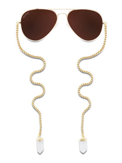 The original chain crystal sunglasses